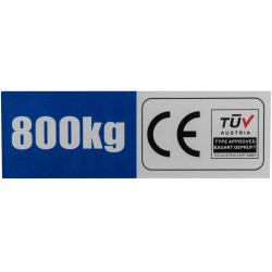 TA8015 Scheren-Plattformwagen (Tragfähigkeit 800 kg, Hubhöhe 1500 mm) - 