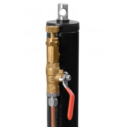 Cylinder hydrauliczny do przecinarki BS260G - Cylinder hydrauliczny 26H-5 do przecinarki BS260G - dławik i zawór kulowy