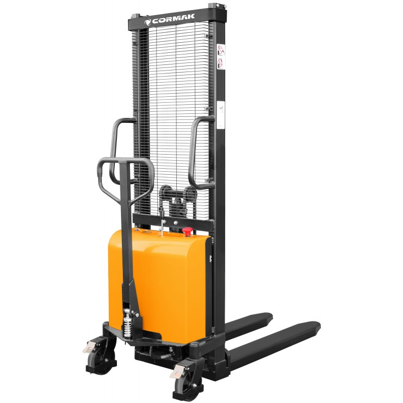 Transpalette semi-électrique à mât B1516 (capacité 1500 kg, levée 1600 mm) - Transpalette semi-électrique à mât B1516 (capacité 1500 kg, levée 1600 mm) -