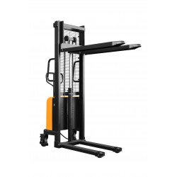 Półelektryczny masztowy wózek paletowy B1516 (udźwig 1500 kg, podnoszenie 1600 mm) - 