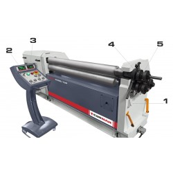 Walcarka do blach CORMAK RM-S 2050/130 - Walcarka do blach CORMAK RM-S 1550/130 - wyposażenie opcjonalne