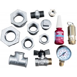 Serbatoio in pressione 11 BAR 1000 L + attrezzature - 