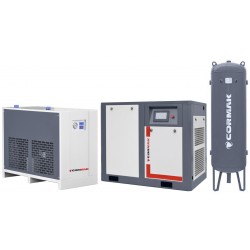 Set THEOR 50 compressor with inverter + IZBERG N75S dehumidifier + 500L vertical cylinder - 