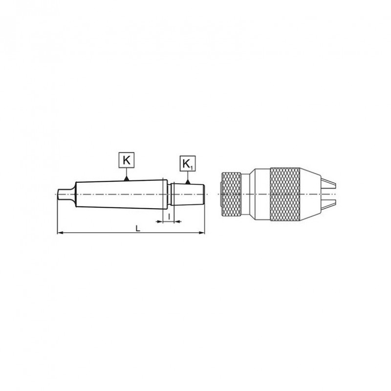 Trzpień wiertarski MK2/B16 | Producent CORMAK