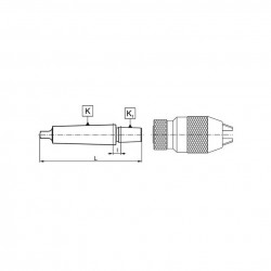 Drill shank MK3/B16 - 