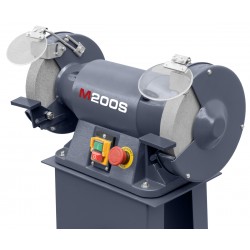 M200S industrial double disc grinder with base - 