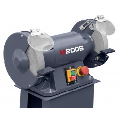 M200S industrial double disc grinder with base - 