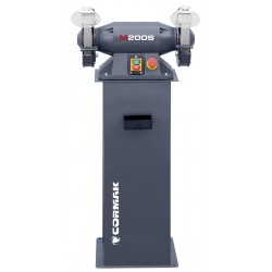 Double-Disc Bench Grinder CORMAK M200S with Stand - 