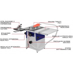 TS250C 400V Tischkreissäge - 