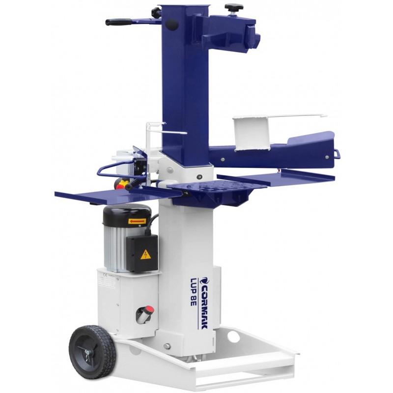 Vertical Log Splitter CORMAK LUP8E 8 Ton 230V + Cross Wedge