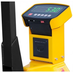 Pallet truck with scale and printer CORMAK SP2500 PRINT 2.5 tons - 