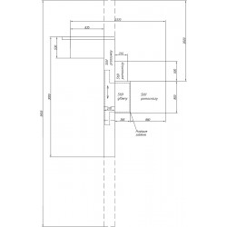 CORMAK PS12E-3000 Formatkreissäge mit Untermesser - 