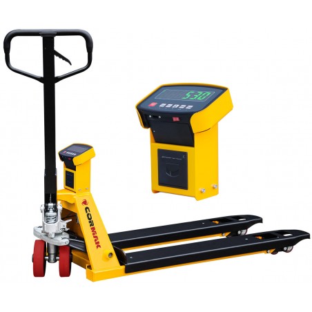 Transpalette avec balance et imprimante CORMAK SP2500 PRINT 2,5 tonnes