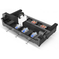 Machine de découpe laser à fibre pour couverture complète LF3015C - 