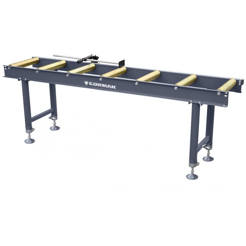 2 m Roller Conveyor with Length Stop - 