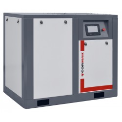 Screw Compressor with Inverter, IZBERG N50S Dryer and 1000L Vertical Tank CORMAK THEOR 50 7000L/min 37kW - 