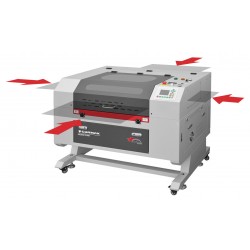 Machine de découpe de traceur laser CO2 5070Z 700x500 mm 80W - 180 W - 