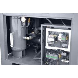 Sprężarka śrubowa z falownikiem THEOR 20 - 15kW - 2000 L/min. + Osuszacz ziębniczy N20S + Zbiornik ciśnieniowy pionowy 1000L - 