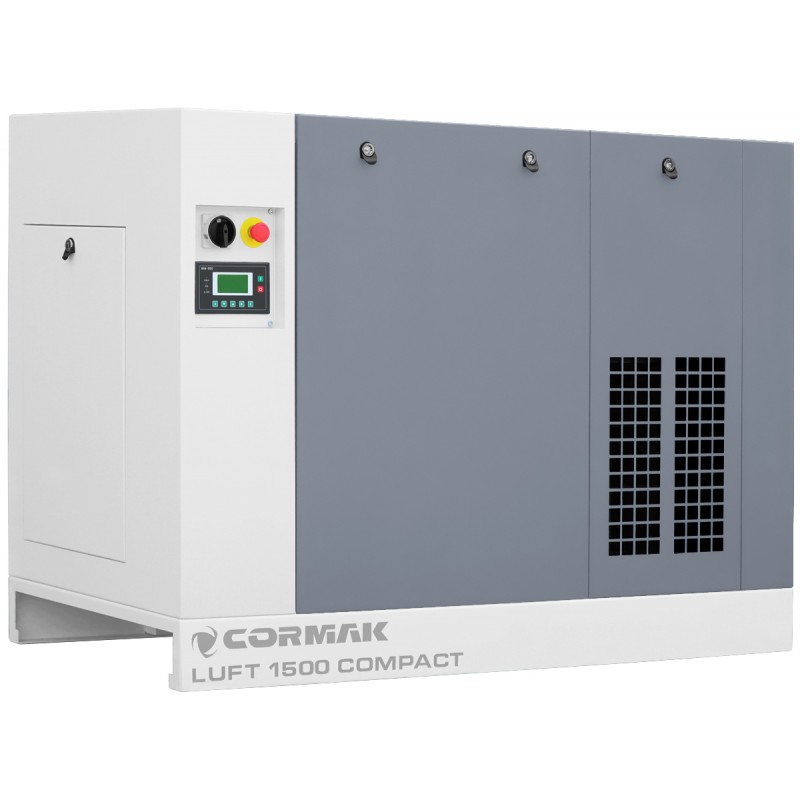 Zestaw LUFT 1500 COMPACT - 11kW - 1380 L/min. Kompresor śrubowy LUFT 1500 + Osuszacz N10S - 