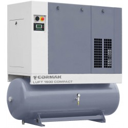copy of Insieme LUFT 700 COMPACT Compressore a vite silenzioso + Essiccatore a refrigerazione N10S + Cilindro 500l - 
