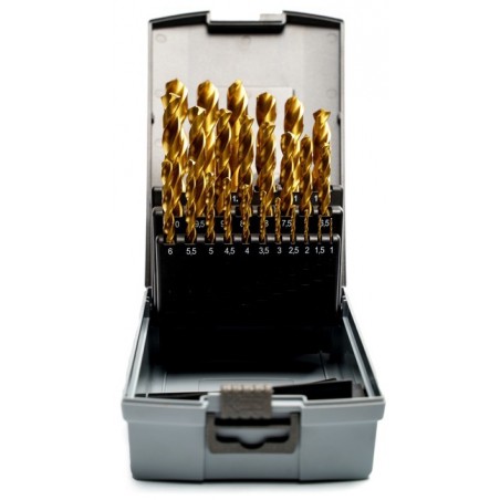 Cobalt Drill Bit Set CORMAK HSSE TiN 1–13mm 25pcs