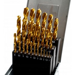 Cobalt Drill Bit Set CORMAK HSSE TiN 1–13mm 25pcs - 