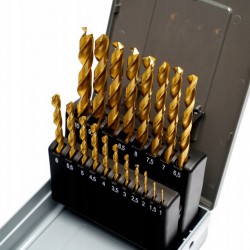 Cobalt Drill Bit Set CORMAK HSSE TiN 1–10mm 19pcs - 