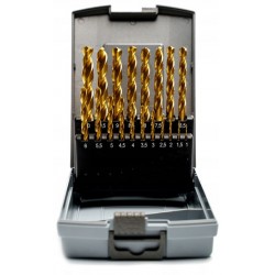 Cobalt Drill Bit Set CORMAK HSSE TiN 1–10mm 19pcs - 