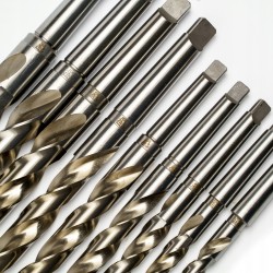 Ground Drill Bit Set CORMAK HSS 14.5–30mm 9pcs - 