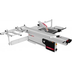 Sliding saw with scoring saw MJ45-KB4 + pneumatic clamp - 