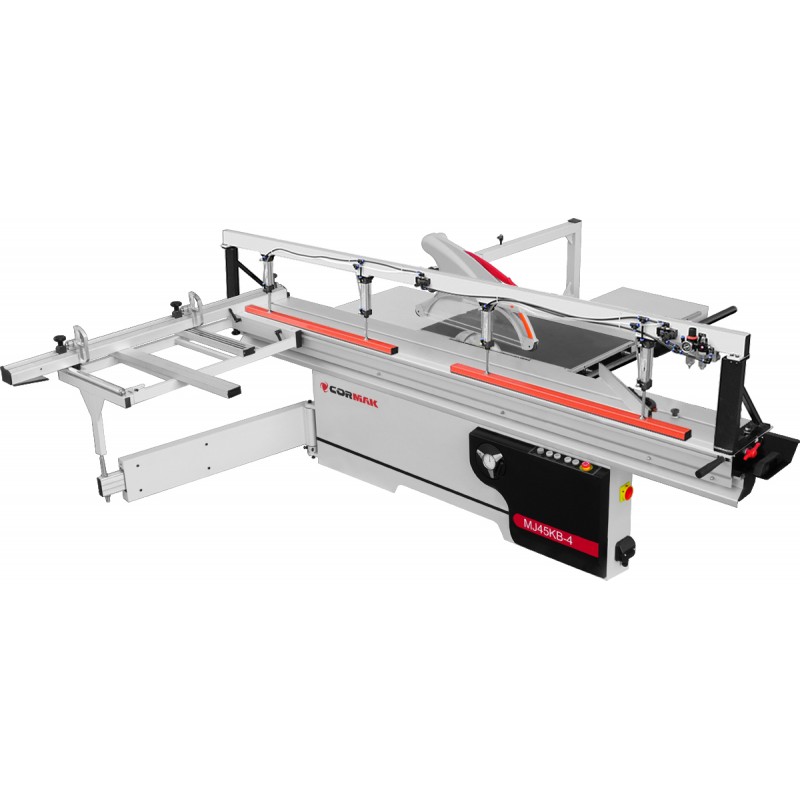 Formatkreissäge mit Vorritzer CORMAK MJ45-KB4 + pneumatische Niederhalter - Formatkreissäge mit Vorritzer CORMAK MJ45-KB4 + pneumatische Niederhalter -