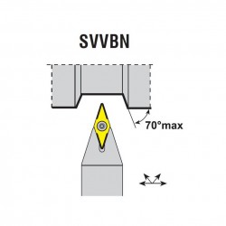 Drehmeißel CORMAK SVVBN 2525 M16 - 