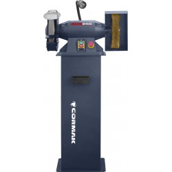 Multifunctional Disc and Brush Bench Grinder CORMAK BMS250 with Stand - 