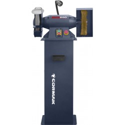 CORMAK BMS250 industrial double-disc grinder with a base - 