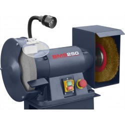 CORMAK BMS250 meuleuse à disque à brosse multifonctionnelle industrielle avec base - 