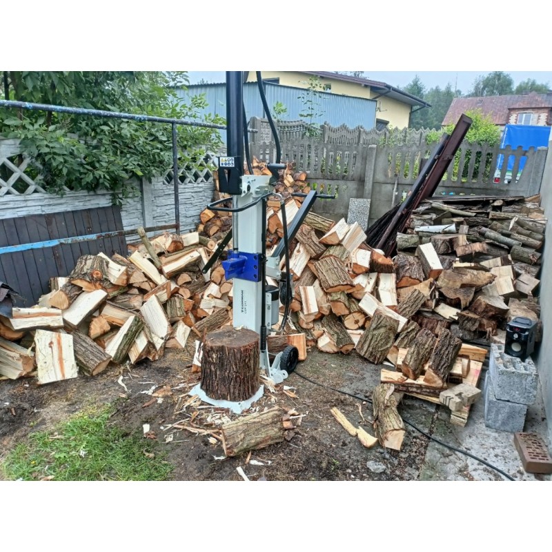 QWORK Fendeuse De Bûches 45mm 32mm Avec 4 Poignées - Foret Fendeur Bois Pour Marteau Électrique