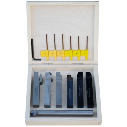 Set of turning knives 20x20 7 pcs. + inserts - 