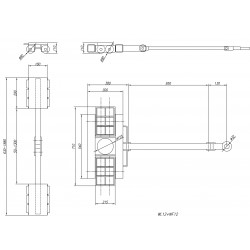 Kit di pattini di movimentazione macchinari CORMAK WL12+WF12 24t - 