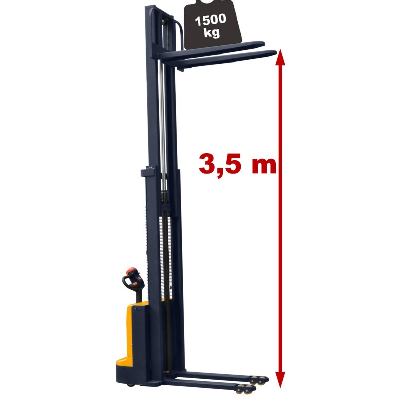 Elektryczny wózek podnośnikowy masztowy Q10E35 (udźwig 1000 kg, podnoszenie 3500 mm)