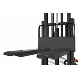 Q12E35 electric mast stacker (capacity 1200 kg, lifting 3500 mm) - 