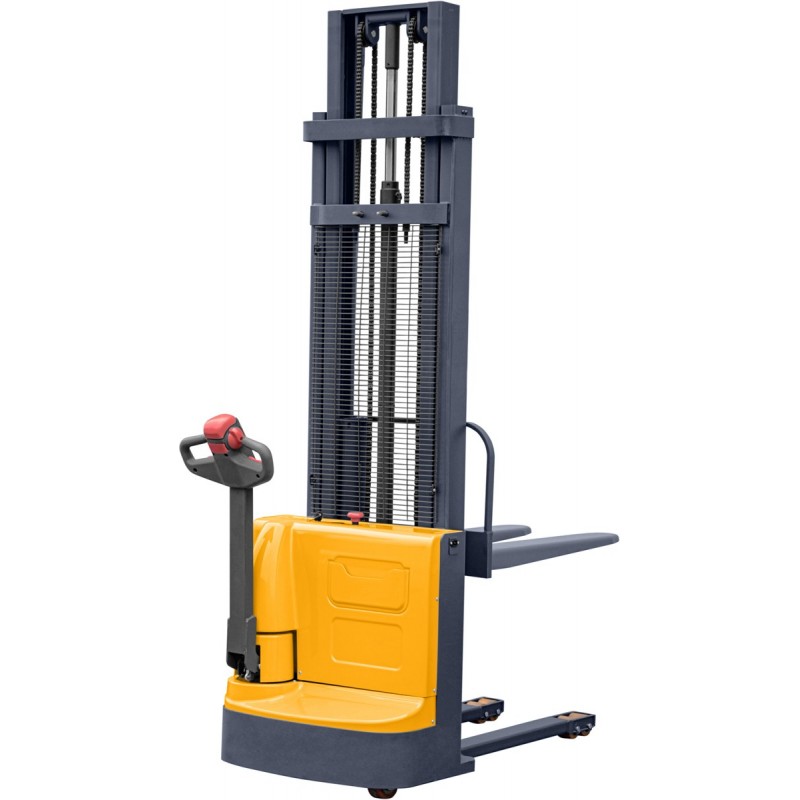 Q12E35 electric mast stacker (capacity 1200 kg, lifting 3500 mm) - 