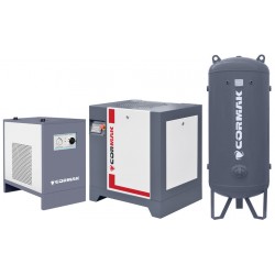 Set THEOR 7.5 compressor + IZBERG N10S dehumidifier + 1000 L vertical cylinder - 