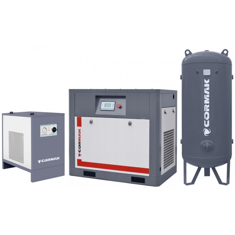 THEOR 20 Kompressorsatz – 15 kW – 2000 l/min. + IZBERG N20S Luftentfeuchter + 1000L Vertikale Zylinder - THEOR 20 Kompressorsatz – 15 kW – 2000 l/min. + IZBERG N20S Luftentfeuchter + 1000L Vertikale Zylinder -