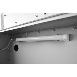 Sabbiatrice a cabina 200L con apertura superiore CORMAK KDP200TOP - 