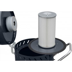 Sabbiatrice a sifone mobile con aspiratore CORMAK P105 - 