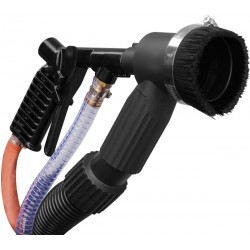 Mobile siphon sandblaster with P105 vacuum cleaner - 