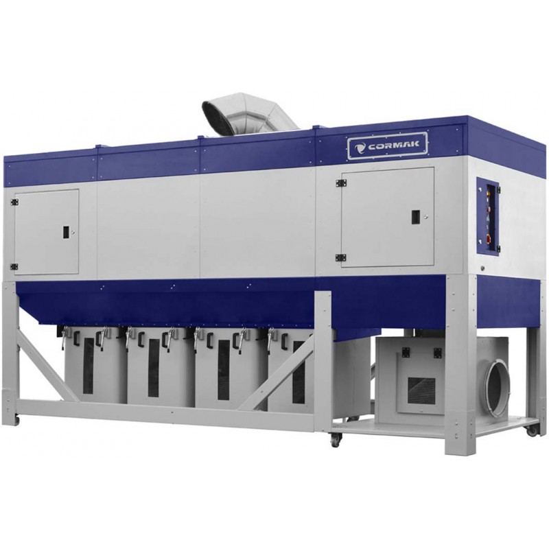 Odciąg przemysłowy do pyłów i wiórów drzewnych CORMAK DCV15000 TC VIBER - 