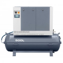 LUFT 1000 COMPACT set with VSD inverter LUFT 1000 VSD screw compressor + N10S dehumidifier + 500l cylinder - 