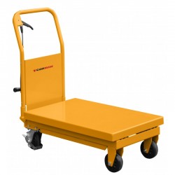 TA50 scissor platform trolley (capacity 500 kg, lifting 855 mm) - 