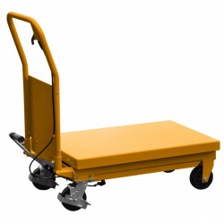 Wózek nożycowy platformowy TA50 (udźwig 500 kg, podnoszenie 855 mm) - 